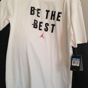 NIKE Jordan White Men's "Be the Best" T-Shirt